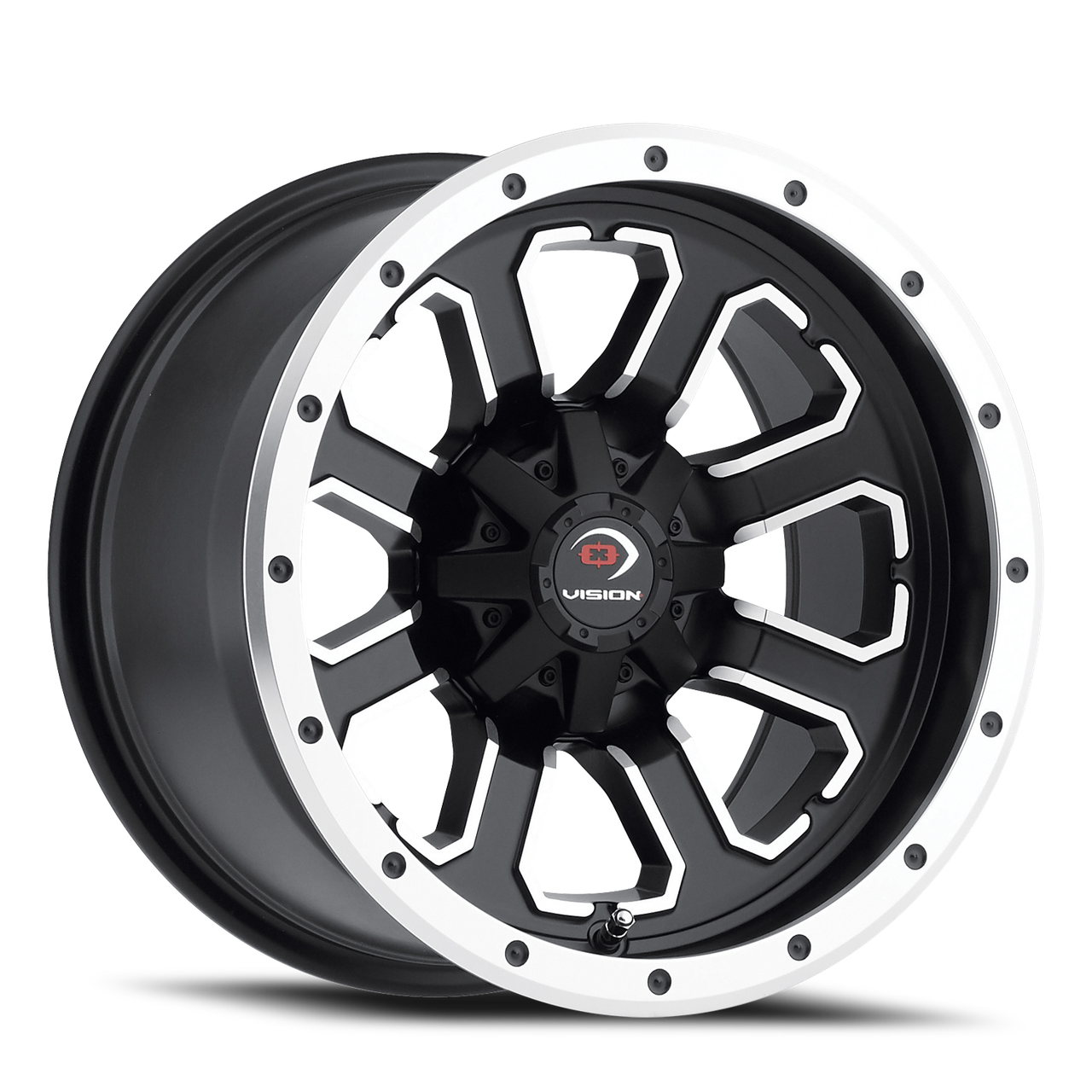 Vision Commander Utv 548 Atv Wheels Rims 12x8 4x136 Matte Black ...