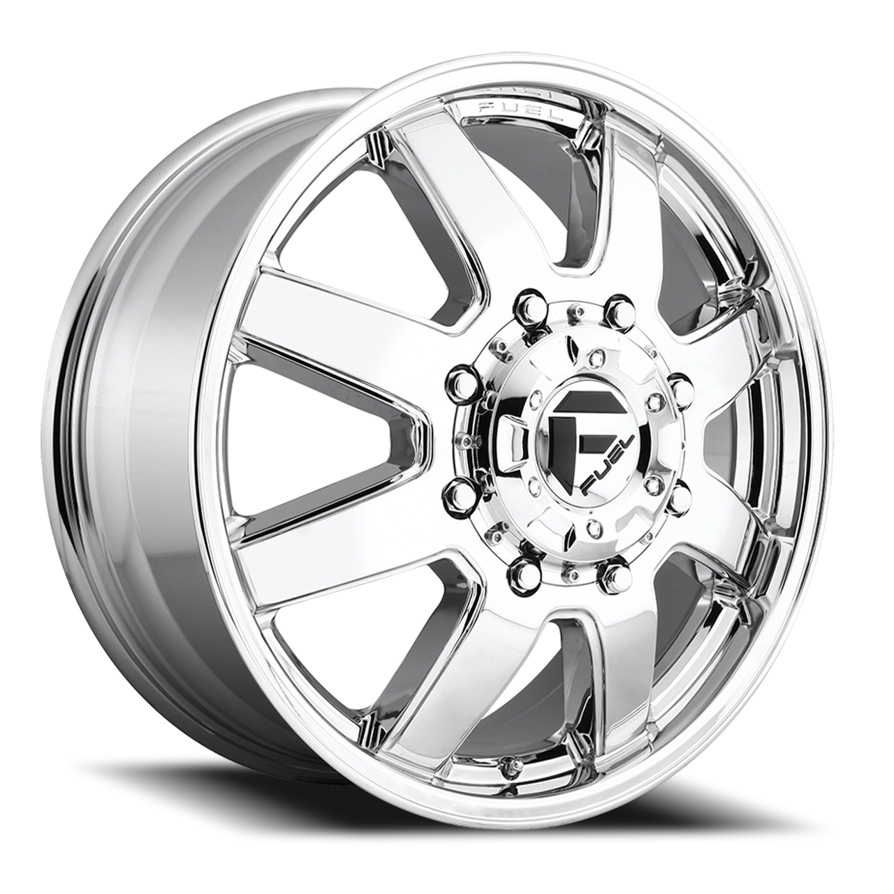 交渉中　DUALLY デューリー　18インチ Fuel Dually D536 Maverick Wheels Rims 17x6.5 8x210 Chrome 116mm