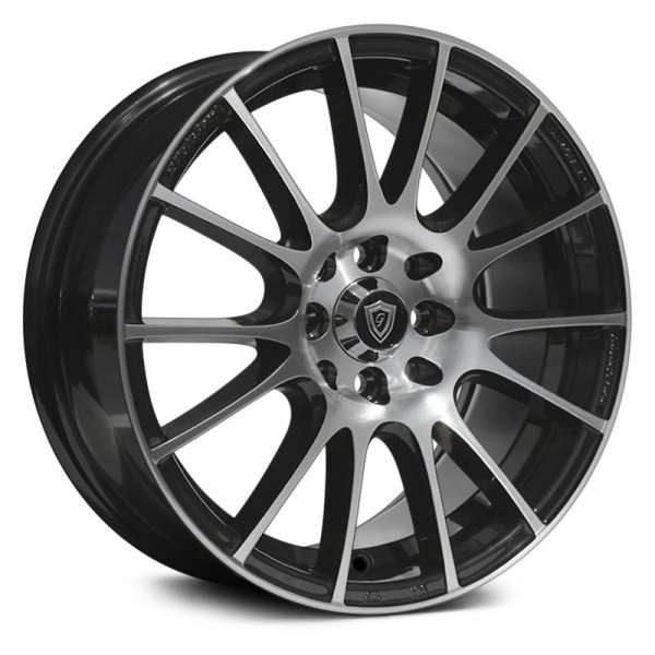 Rac R15gb G - Line Alloys G0113 Wheels Rims 16x7 4x100 4x114.3 Black Machined ...