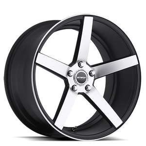 DOORBUSTER PRICING! - Strada S35 Perfetto Wheel 16x7.5 5x100 & 5x114.3 Gloss Black Machined 35mm | S351650035GBM