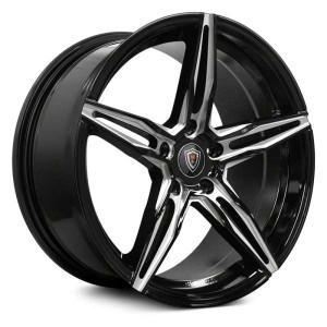Marquee Wheels M8888 Wheels Rims 18x8.5 5x110 Black Milled 35 | 88881885511035BMD