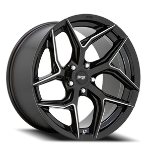 Niche M266 Torsion Wheel 20x10.5 5x112 Gloss Black Milled 40mm | M266200544+40