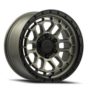 DOORBUSTER PRICING! - Reika R35 - Rambler Wheel 17x9 5x127 Satin Bronze w/ Black Ring -12mm | R35790125052F