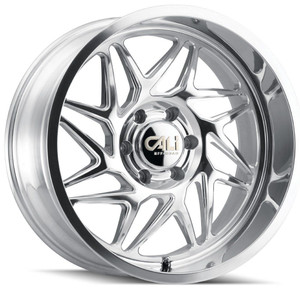 Cali Off-Road Gemini Wheels Rims 20x10 5x127 Polished -25mm | 9112-2173P