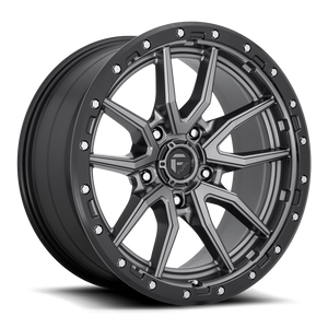 Fuel D680 Rebel Wheel 20x9 5x127 Matte Gunmetal With Black Bead Ring 1mm | D68020907550
