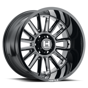 Hostile Predator Wheel 20x10 5x127 Blade Cut -19mm | H115-2010550047B
