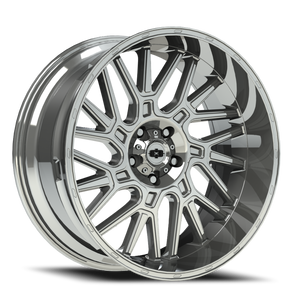 Vision Brawl 404 Wheel 20x10 5x127 Chrome -25mm | 404-20073C-25