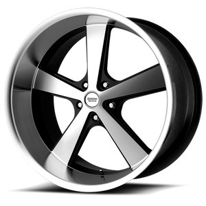 American Racing Vn701 Nova Wheel 22x11 5x127 Gloss Black Machined 18mm | VN70122150318
