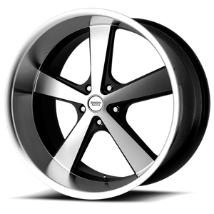 American Racing Vn701 Nova Wheel 22x9 5x127 Gloss Black Machined 15mm | VN70122950315