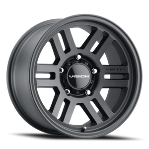 Vision Manx 2 355 Overland Wheel 16x6.5 5x130 Satin Black 45mm | 355-6632SB45