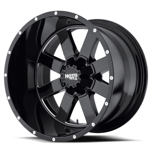Moto Metal Mo962 Wheel 20x12 5x150 Gloss Black Milled -44mm | MO96221258344N