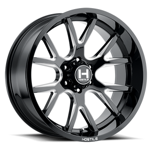 Hostile Rage Wheel 22x12 5x150 Blade Cut -44mm | H113-2212515047B