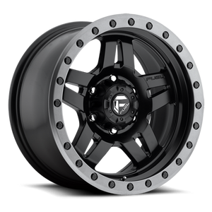 Fuel D557 Anza Wheel 15x8 5x114.3 Matte Black w/ Gunmetal Ring -18mm | D55715806537