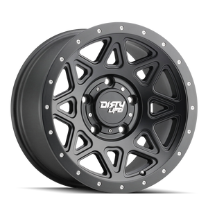 Dirty Life Theory Wheels Rims 16x8 5x114.3 Satin Black 0mm | 9305-6865MB0
