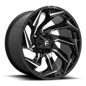 Fuel D753 Reaction Wheel 17x9 5x114.3 & 5x127 Gloss Black Milled -12mm | D75317902645