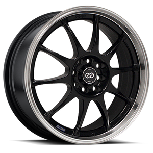 Enkei Pf01 Wheel 17x8 5x114.3 Black Machined 50mm | 460-780-6550BKM
