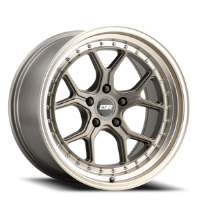 Esr Cs2 Wheel 18x9.5 5x114.3 Matte Bronze w/ Machined Lip 35mm | 89551435 CS2MBRNZ-ML