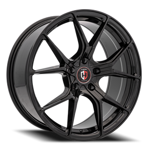 Curva C42 Wheel 19x8.5 5x114.3 Gloss Black 35mm | C42-19851143573BLK