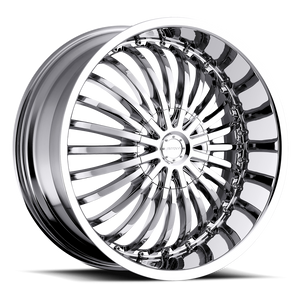 DOORBUSTER PRICING! - Strada S16 Spina Wheel 20x8 5x114.3 & 5x120 Chrome 40mm | S16050140