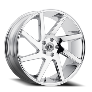 Luxxx Alloys Lux 8 Wheel 20x8.5 5x114.3 Chrome 38mm | LUX820855114+38B-C