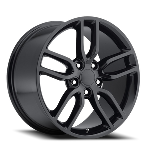 DOORBUSTER PRICING! - Factory Reproductions Fr 26 - C7 Z51 Corvette Replica Wheels Wheel 19x8.5 5x120.65 Gloss Black 56mm | 26985563402