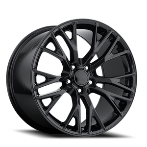 DOORBUSTER PRICING! - Factory Reproductions Fr 22 - C7 Zo6 Corvette Replica Wheels Wheel 19x10 5x120.65 Gloss Black 56mm | 22910563402