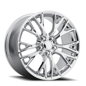DOORBUSTER PRICING! - Factory Reproductions Fr 22 - C7 Zo6 Corvette Replica Wheels Wheel 19x10 5x120.65 Chrome 40mm | 22910403401