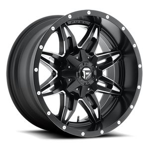 Fuel D567 Lethal Wheel 15x8 5x139.7 Matte Black Milled -18mm | D56715808537