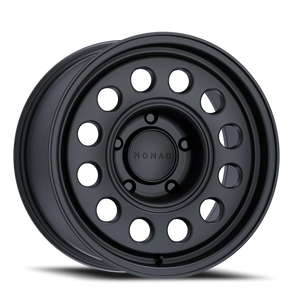 DOORBUSTER PRICING! - Nomad 501Sb Convoy Wheel 15x7 5x139.7 Satin Black -10mm | N501SB-57055-10