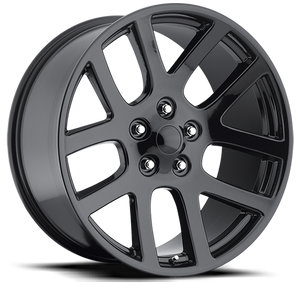 DOORBUSTER PRICING! - Factory Reproductions Fr 60 - Ram Truck Srt10 Replica Wheels Wheel 20x9 5x139.7 Gloss Black 25mm | 60090255502