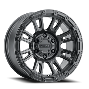 DOORBUSTER PRICING! - Raceline 956B Compass Wheel 17x9 6x135 Satin Black -12mm | 956B-79065-12