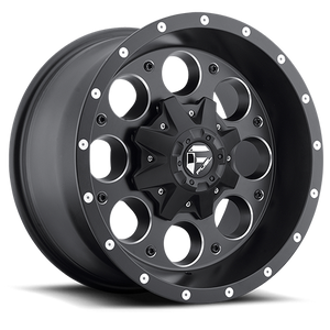 Fuel D525 Revolver Wheel 18x9 6x135 & 6x139.7 Matte Black Milled -12mm | D52518909845