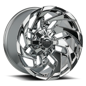 DOORBUSTER PRICING! - Off Road Monster M24 M24 Wheel 20x10 6x135 & 6x139.7 Chrome -19mm | M240607N19