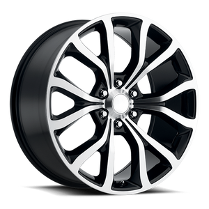 DOORBUSTER PRICING! - Factory Reproductions Fr 52 - Ford Expedition Platinum Replica Wheels Wheel 22x9.5 6x135 Gloss Black Machined Face 44mm | 52295443607
