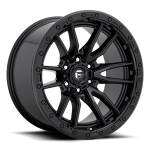 Fuel D679 Rebel Wheel 17x9 6x139.7 Matte Black -12mm | D67917908445