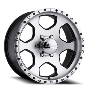 Ultra 175U Rogue Wheel 17x8 6x139.7 Diamond Cut Face w/ Gloss Black Accents And Clear Coat 25mm | 175-7884U