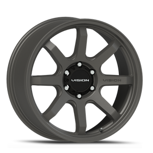 Vision Flow 351 Wheel 17x9 6x139.7 Satin Grey 20mm | 351-7983SG20