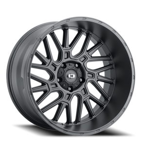 Vision Brawl 404 Wheel 20x9 6x139.7 Satin Black 12mm | 404-2983SB12
