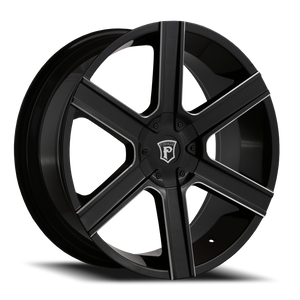 Pinnacle Gallant P92 Wheel 22x9 6x139.7 & 6x135 Gloss Black Milled 30mm | P922296139-30GBML