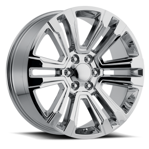 DOORBUSTER PRICING! - Factory Reproductions Fr 72 - Escalade Replica Wheels Wheel 26x10 6x139.7 Chrome 30mm - MINIMUM PURCHASE OF 4 WHEELS | 72610306501