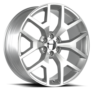 DOORBUSTER PRICING! - Strada Oe Replica R150 Gmc Sierra Wheel 26x10 6x139.7 Silver Machined 31mm - MINIMUM PURCHASE OF 4 WHEELS | R150-663931SM