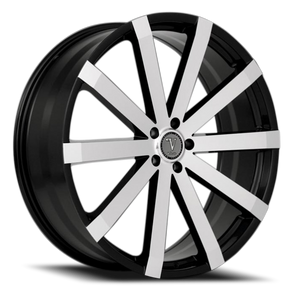 Velocity Vw12 Wheel 18x8 5x120 Black Machined 35mm | VW12-8866BM