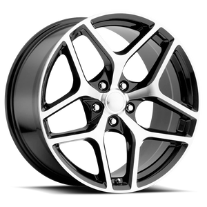 DOORBUSTER PRICING! - Factory Reproductions Fr 27F - Z28 Camaro Replica Flow Form Wheels Wheel 20x9 5x120 Gloss Black Machined Face 27mm | 27090272007F