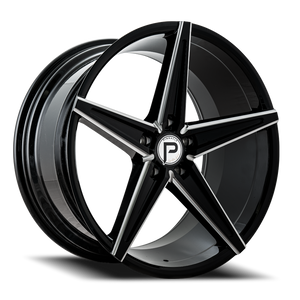 Pinnacle Supreme P202 Wheel 20x8.5 5x120 Gloss Black Milled 35mm | P20220855120-35GBML