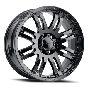 Vision Warrior 375 Wheel 16x8 8x165.1 Gloss Black -6mm | 375-6881GB-6