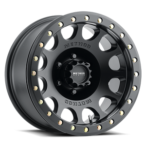 DOORBUSTER PRICING! - Method Race Mr105 Beadlock Wheel 17x8.5 8x165.1 Matte Black 0mm | MR10578580500B