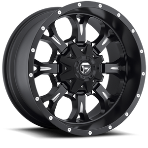 Fuel D517 Krank Wheel 20x10 8x165.1 Matte Black Milled -12mm | D51720008250