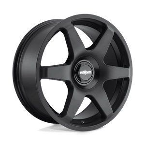Rotiform Six R113 Custom Drilled Wheel Blanks Rims 19x8.5 Black 35 | R113198500+35D