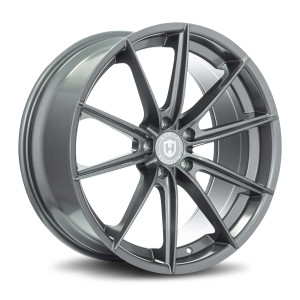 Curva Cff46 Wheels Rims 20x8.5 Blank Custom Drilled Gunmetal 35mm | CFF46-2085BLNK3573GM