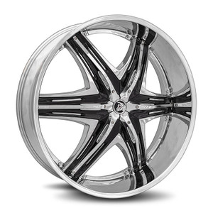 Diablo Elite Wheels Rims 28x10 Blank Custom Drilled Chrome 30mm | DE-281BLNK3078L